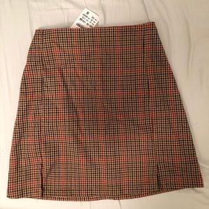 Brandy Melville plaid cara skirt